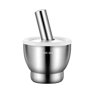 Xierhui Garlic Crusher SUS304 Manual Spice Grinder Kitchen Tool - Product Image 5