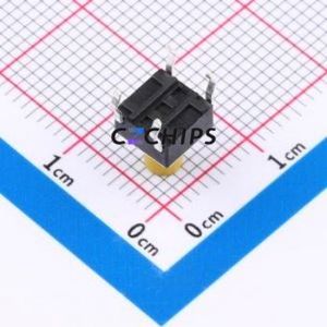 TP10813580 Tactile Switch Through hole Component (THT)-4P,6x6mm Switch Single Pole Single Throw Round Button 3.5N Through Hole - Product Image 2