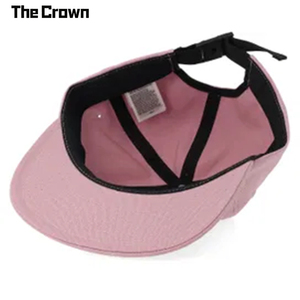 Custom Logo 6 Panel Structured <b>Flat</b> Brim <b>Cap</b> Wholesale Bulk Pink Woven Label Hat Streetwear Snapback Manufacturer - Product Image 4