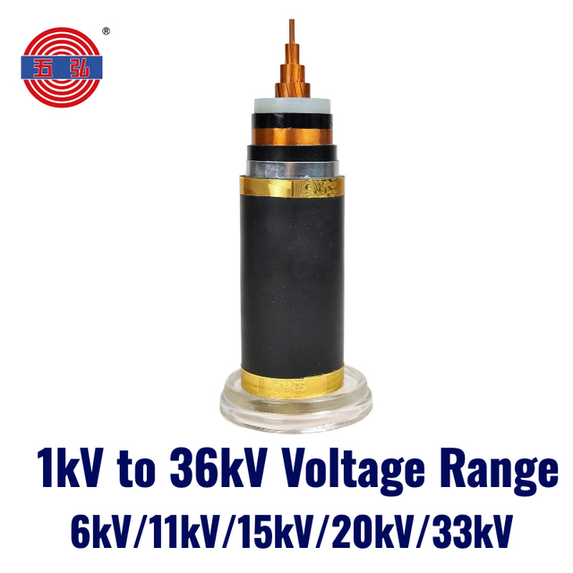 Verified Flame Retardant Single Core 11KV 15kV MV Power Cable 11kV CU/XLPE/STA/PVC Armored Underground Cable
