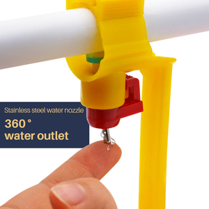 <span class=keywords><strong>Bebedero</strong></span> de agua con válvula de resorte de <span class=keywords><strong>PVC</strong></span> automático, <span class=keywords><strong>bebedero</strong></span> de pezón colgante para pollos de engorde, equipo de animales de granja usados - Product Image 5