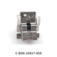 Poignée d'extraction ZSTC C-BOX, forme trapézoïdale, type 2, RAL7035, sans goupille d'alignement 20817-858