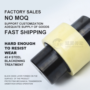 TGL Bomba de óleo de motor personalizada OEM 45 # Conector elástico de aço com dente curvo acoplamento de mangas de nylon acoplamentos de eixo de engrenagem de tambor - Product Image 3