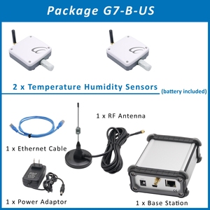 Capteur numérique sans fil de température et d'humidité 1200m, contrôle intelligent par application, alarme de température élevée, IP65, utilisation en extérieur, 2 ensembles pour l'agriculture - Product Image 4