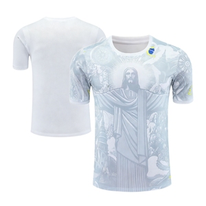 Maillot de football sportif court vierge de qualité supérieure, édition concept, imprimé artistique Rio, respirant, 100 % polyester - Product Image 1