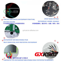 GXKSAT Speedometer Digital Motor Baru 12V DC Kecepatan Maksimum 120KM/jam untuk ITALIKA EX125 FORZA125 TMX ALPHA125 Rusi Tc125 CG125