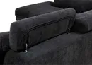 Sofá de dos plazas de Cachemira, asiento de <span class=keywords><strong>amor</strong></span> pequeño con 2 almohadas, patas cromadas doradas, mini sofá tapizado de 2 plazas - Product Image 3