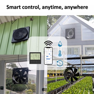 Ventilateur extracteur d'air solaire pour serre, ferme, maison, grenier, montage mural, ventilation axiale, ventilateur solaire à flux axial - Product Image 4
