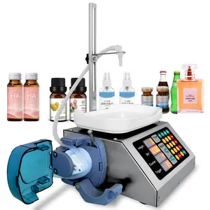 FillinMachine R1200 small liquid perfume essence liquid glue essential oil weighing peristaltic pump filling machine