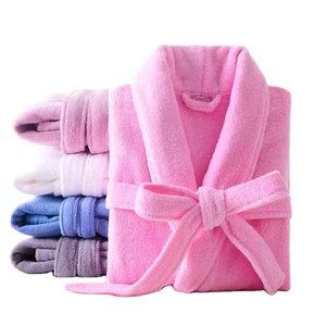 Luxury 100% Cotton Terry Bathrobe | Quick Dry Breathable Unisex <strong>Robe</strong> for Hotel &amp; Spa | <strong>Wholesale</strong> - Product Image 1