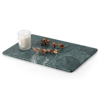 Plateau rectangulaire de luxe en marbre blanc jade, style africain moderne et rêveur, pour décoration intérieure, support d'hôtel, rangement d'aromathérapie, cadeau d'anniversaire