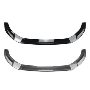 Lèvre de spoiler avant Amp-Z pour Volkswagen Golf 7 Mk7 GTI R R-Line 2013-16, texture fibre de carbone, finition mate, style tuning - Product Image 2