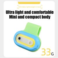 Luz de Clip Magnética Recargable ABS Personalizada, Luz de Bolsillo de Emergencia, Luz de Advertencia de Seguridad Nocturna, Luz LED Portátil para Correr, IP44 4