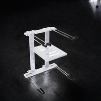 Support pour ordinateur portable pliable multifonction en alliage d'aluminium Alctron LS001, support réglable portable, support de table de bureau pour scène