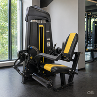 Appareil professionnel de musculation à charges réglables pour l'extension des jambes assis, idéal pour l'exercice des quadriceps