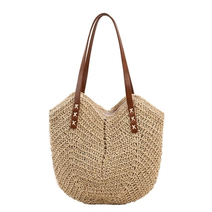 Grandi borse di paglia per le donne 2023 estate Hit Fashion borsa laterale a tracolla Lady Travel Beach borse e portamonete Totes femminili - Product Image 5