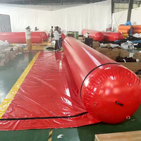 Barrière anti-inondation gonflable en PVC industriel, tube réutilisable pour la lutte contre les inondations, barrage de contrôle des crues pour les secours municipaux d'urgence