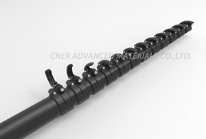 Cner Advanced Carbon Fiber Telescopic Measuring Pole Ova8 Anti Spin CarbonTelescopic Grading Pole 22ft Telescopic Hot Stick Rod - Product Image 6