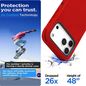 NOUVEAU 2026 Étui de protection 3-en-1 Defender <span class=keywords><strong>pour</strong></span> iPhone Air 17 Pro Max 16 15 14 Plus 13 12 11 et autres, boîtier blindé anti-chute avec clip ceinture - Product Image 3