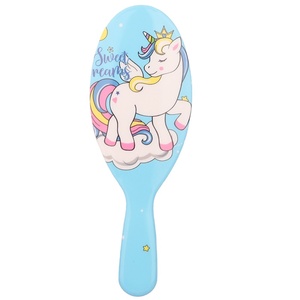 Vente en gros d'usine Nouvelle conception Brosse à cheveux Brosse à cheveux créative en forme de <span class=keywords><strong>licorne</strong></span> Cadeaux pour filles - Product Image 1