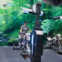 Equipo de Realidad Virtual Multijugador YHY para 6 Jugadores, Máquina de Carreras de Motos de Realidad Virtual, Simulador de Realidad Virtual 9D Comercial