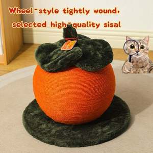 Modern Customizable Ruyi Persimmon Cat Scratcher Post Sisal Cat Trees Scratcher Wholesale Cross-Border Cat Scratching Board - Product Image 4