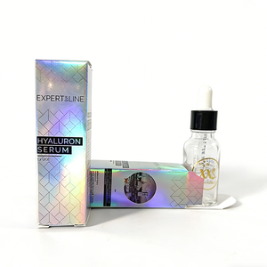 Caja de Embalaje Holográfica con Logotipo UV Personalizado, Contenedor de Papel con Cierre Automático para Cajas de Esencia Cosmética - Product Image 2