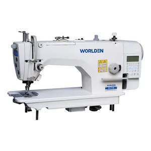 WD-7770D High Speed Straight Direct Drive Lockstitch With Auto Vertical Edge Trimmer ZigZag Cornely Sewing Machine