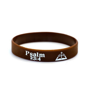 Graziosi Braccialetti Cristiani in Silicone con Versetti Biblici Regali Religiosi Comodi e Leggeri per Uomo con Logo Personalizzato per Eventi - Product Image 6