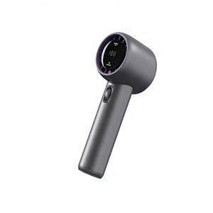 Ventilateur portable OEM, batterie 3600 mAh, métal, vitesse réglable, affichage numérique, certifié KC, utilisation en voiture et en extérieur, installation en boîte - Product Image 1