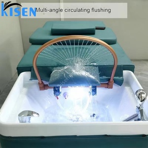 Kisen Thai <b>Style</b> Shampoo Bed Hairdresser Beauty Shop <b>Head</b> Massage Intelligent Constant Temperature Water Circulation Massage Bed - Product Image 3
