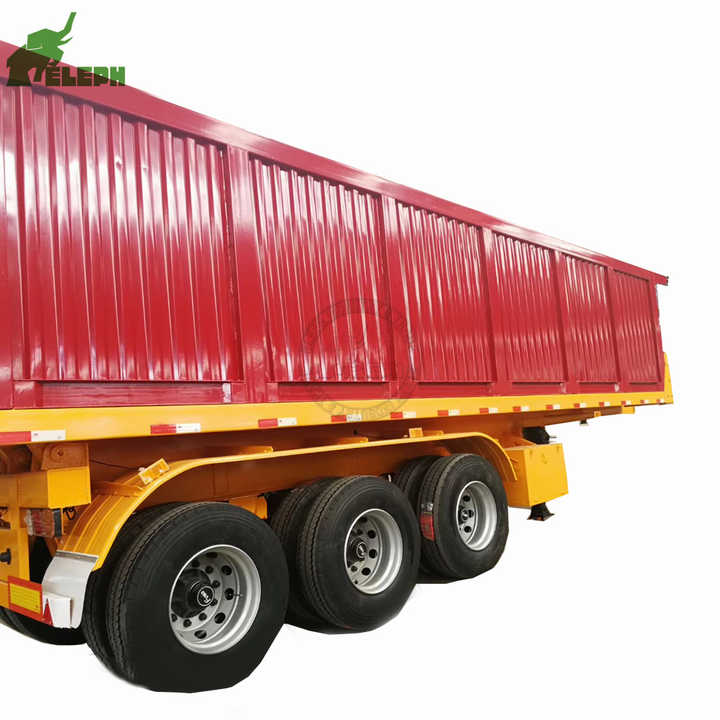 20ft Container Tipper Trailer Container Rear Tipper Dump Truck Semi ...