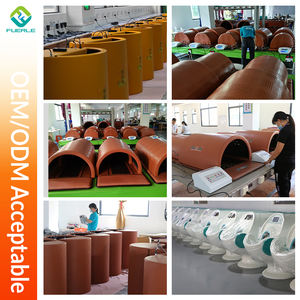 Domo <span class=keywords><strong>de</strong></span> Sauna Infrarroja para Uso Doméstico FUERLE, Cápsula <span class=keywords><strong>de</strong></span> Spa con Ozono, Domo <span class=keywords><strong>de</strong></span> Sauna Eléctrico <span class=keywords><strong>de</strong></span> Dos Pliegues para Medio Cuerpo con Piedra Energética para el Cuerpo - Product Image 6