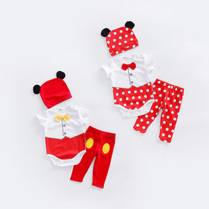 Conjuntos de Ropa para Niños al por Mayor, Conjuntos de Ropa para Bebés, Niños y Niñas, con Gorro, Mameluco y Pantalones - Product Image 1