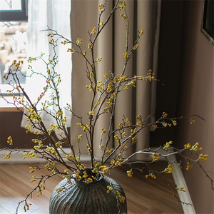 <span class=keywords><strong>Arbre</strong></span> de jasmin d'hiver FL-927, jaune, pour intérieur, mariage, studio, création de paysage, décoration d'<span class=keywords><strong>arbre</strong></span> de fleurs de Forsythia - Product Image 2