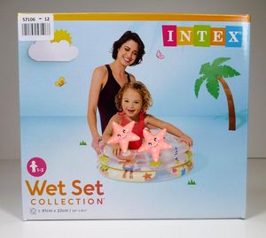 Piscina Gonfiabile per Bambini INTEX 57106 LITTLE SEA PALS in PVC con Simpatici Motivi Animali, Trasparente a Tre Strati - Product Image 4