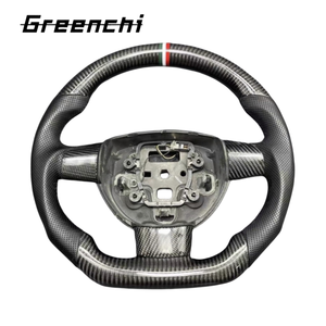 พวงมาลัยคาร์บอนไฟเบอร์แบบสามก้านทรงสปอร์ต สำหรับฟอร์ด โฟกัส รุ่นปรับแต่งพิเศษ ไม่มีถุงลมนิรภัย - Product Image 4