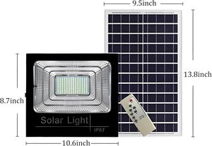 Lámpara Solar de Seguridad Súper Brillante con 252 LED, IP65 Impermeable, Sensor de Movimiento, para Jardín y Carretera - Product Image 2