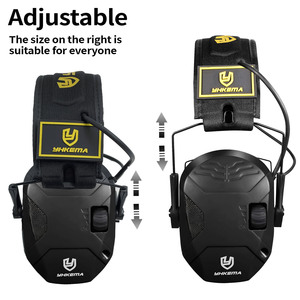 Casque de tir électronique tactique extérieur pistolet Anti-bruit casque Impact amplification du son <span class=keywords><strong>protecteur</strong></span> <span class=keywords><strong>auditif</strong></span> avec étui - Product Image 4