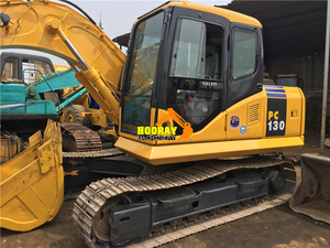 Excavatrice d'occasion japonaise Komatsu PC130 PC130-7 multifonctionnelle de 13 tonnes, en excellent état, peu d'heures de fonctionnement, parfaitement opérationnelle - Product Image 3