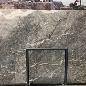 热卖2023帕斯科灰色天然设计石材卡拉卡塔瓷砖60x60地板大理石