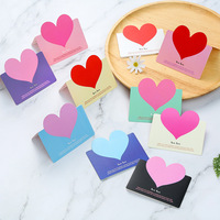 Tarjeta de Felicitación Navideña de Cartón Estilo Coreano Minimalista, Tarjeta Plegable para Cumpleaños, Tarjeta de Agradecimiento, Tarjeta para Regalo