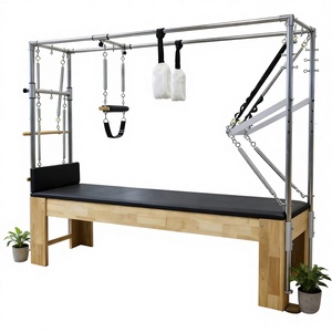 Cama Cadillac Reformer de Madera de Arce SAERDE, Equipo de Yoga Multifuncional y Duradero para el Hogar y el Estudio - Product Image 1