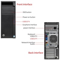 Workstation Desktop HPE Z440/Z420 Bekas Siap Pakai, Stok Tersedia, Prosesor Xeon E5, DDR4, SSD, Grafis, Windows 10 Pro 1