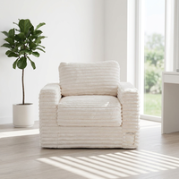 Fauteuil simple compressible, respectueux de la peau, gain de place, tissu doux et respirant, soutien ergonomique, rangement facile pour petites pièces