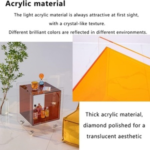 Jihong bán buôn Acrylic đồ nội thất rõ ràng Acrylic cạnh giường ngủ TV bảng Acrylic bảng phụ cho cuốn sách và Tạp Chí - Product Image 5