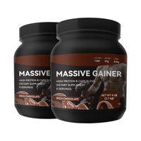 Chumita Massive Gainer, Mezcla de Proteína de Suero y Carbohidratos, Nutrición Deportiva, Suplemento Dietético, Proteína en Polvo, Vitamina C, Zinc, Refuerzo Inmunológico