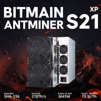 Système de minage de Bitcoin S21 XP 270T SHA256 pour les grandes exploitations minières, fonctionnement efficace, déploiement à long terme
