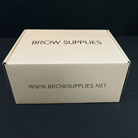 Individuelles Goldprägung-Foliendesign UV-Beschichtung Biologisch Abbaubare Verpackung Wellpappe Flachpack-Versandbox