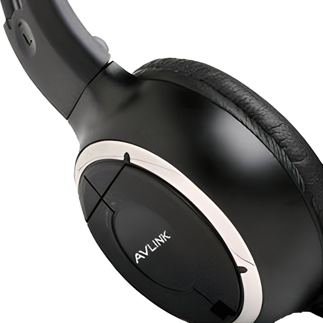 Foldable Dual-Channel IR Wireless Headphones Universal for Car DVD with 3.5mm Aux Stereo